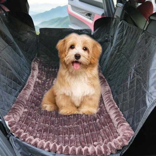 2-in-1 Dog Car Seat Cover & Dog Car Pet Bed Mat by Gdmhy