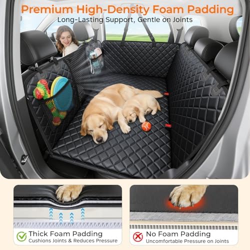 URPOWER Dog Back Seat Extender for Full-Size Crew Cab Trucks, Hard Bottom - Image 5