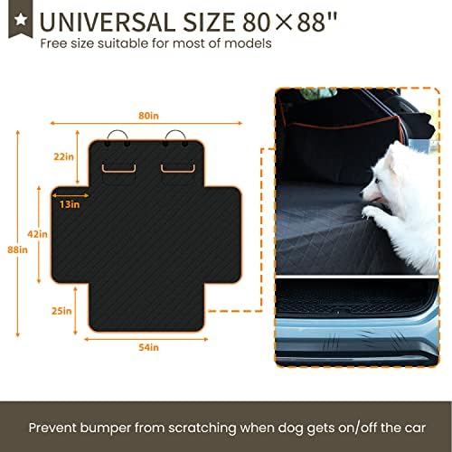 NESTROAD SUV Cargo Liner for Dogs, Waterproof Dog Cargo Cover for SUVs - Image 4