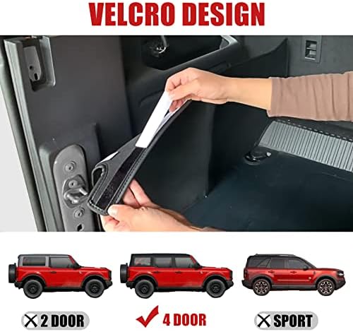 Mabett Cargo Side Covers for 2021-2026 Ford Bronco 4-Door No Slide-Out Tray - Image 4