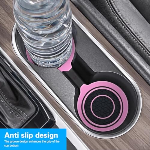 Mandark 4PCS Car Cup Holder Coaster, 2.75 Inch Non-Slip Vehicle Cup Holder - Image 4