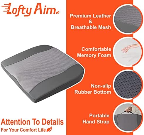 Lofty Aim Car Seat Cushion, Memory Foam Car Seat Cushions - Image 6