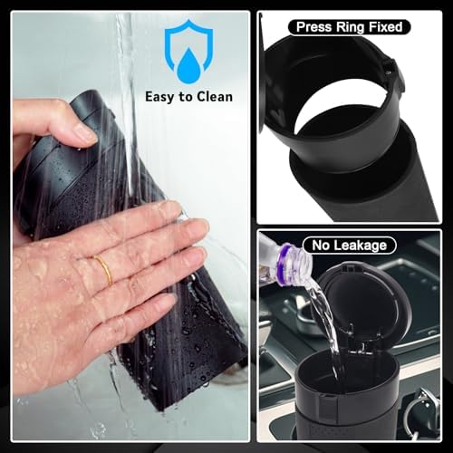 Car Trash Can Bin with Lid - Image 5
