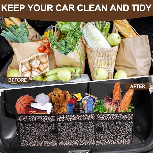 AOPHY Leopard Print Car Trunk Organizer - Image 6