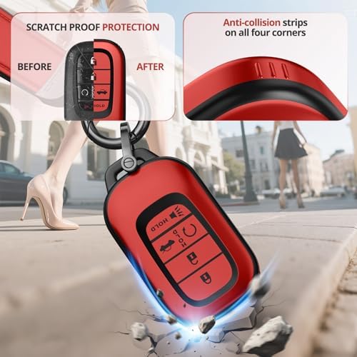 for Honda Key Fob Cover Accessories- Matte TPU Key Fob Cover - Image 6