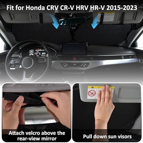 Sunshade for Honda CRV 2017-2022 Sun Shade Fit HR-V CR-V LX EX EX-L, Sport - Image 3