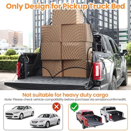 Elastic Truck Bed Net for F150 Tacoma Silverado Sierra RAM Cybertruck - Image 6