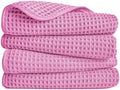 POLYTE 430 GSM Poly Blend Microfiber Quick Dry Waffle Hand Towel, 16x30 in by Polyte