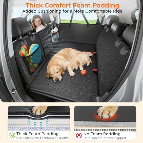 URPOWER PU Leather Dog Back Seat Extender - Image 5
