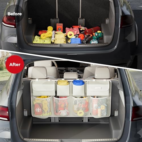 SURDOCA Car Trunk Organizer, LARGE CAPACITY Car Storage Bag - Image 4