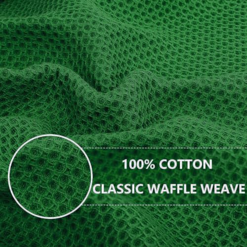 Homaxy 100% Cotton Waffle Weave Kitchen Dish Towels 4-Pack - Image 2