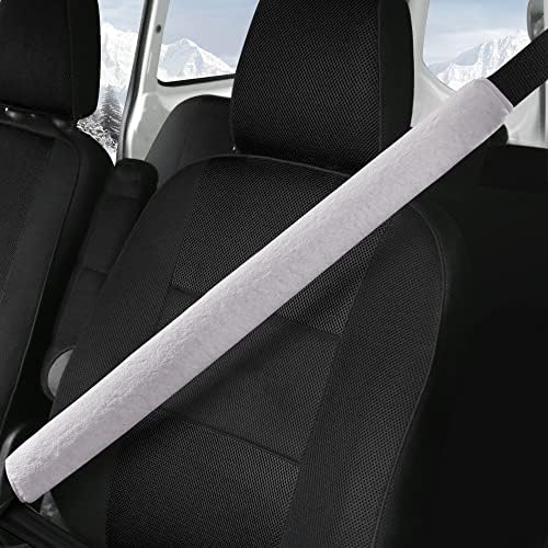 LACDL Extra Long Seatbelt Cover Super Soft Furry by LeadingAComfortableDrivingLife