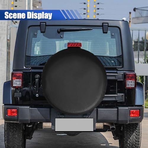 PVC Leather Car Spare Tire Cover, Water-Resistant Dust-Proof Tire Wheel - Image 3