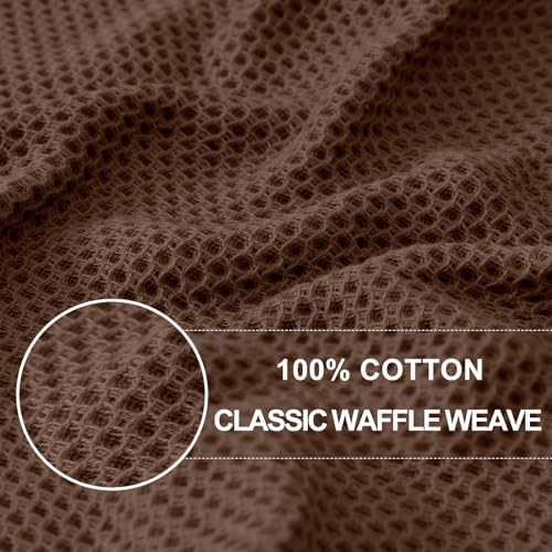 Homaxy 100% Cotton Waffle Weave Kitchen Dish Cloths 6-Pack - Image 2