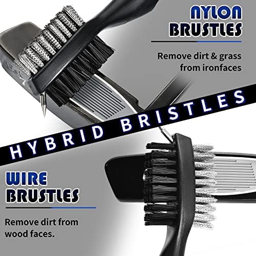 Mile High Life Golf Towel & Groove Brush Set, Microfiber Waffle-16 x24 - Image 5