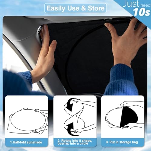 Custom Fit XC60 Windshield Sunshade - Image 6