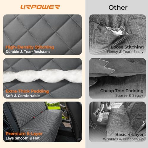 URPOWER Dog Car Seat Cover for Back Seat, Waterproof Car Seat Protector - Image 5