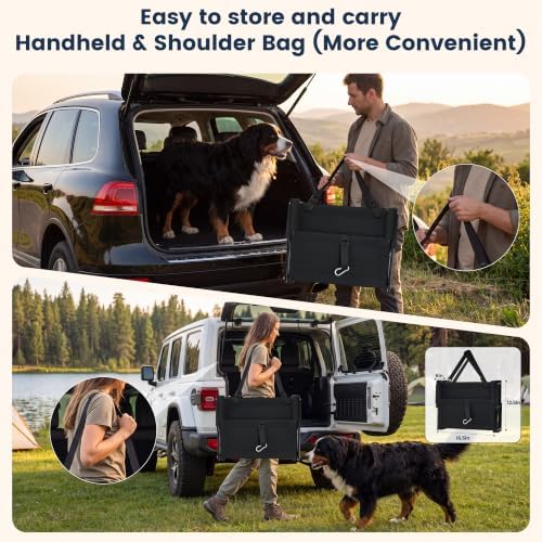 Foldable Dog Steps for Car Dog Stairs for Large Dogs Ramp 5 Steps - Image 6