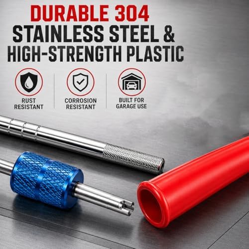 Valve Stem and Core Removal Replacement Tool Kit, Valve Stem Installation Tool - Image 5