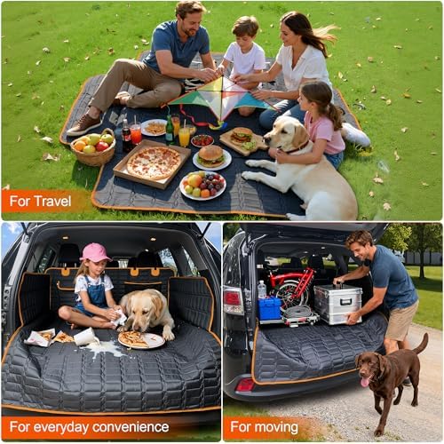 Reliadura SUV Cargo Liner for Dogs, Waterproof Pet Cargo Cover - Image 5