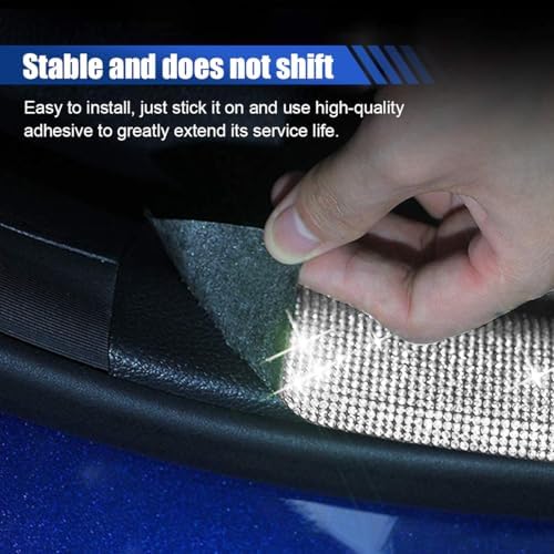 2PCS Car Door Edge Entry Guard, Bling Rhinestone Car Anti-Collision Adhesive - Image 6