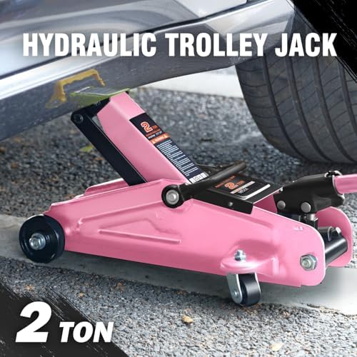 DNA Motoring Low Profile Hydraulic Trolley Service/Floor Jack, 2 Ton Capacity - Image 2