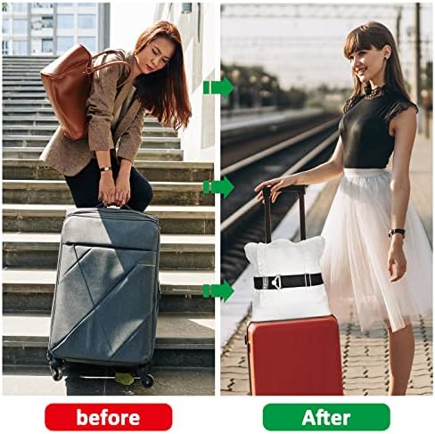 2-in-1 Travel Belt Luggage Straps Over Handle - Image 2