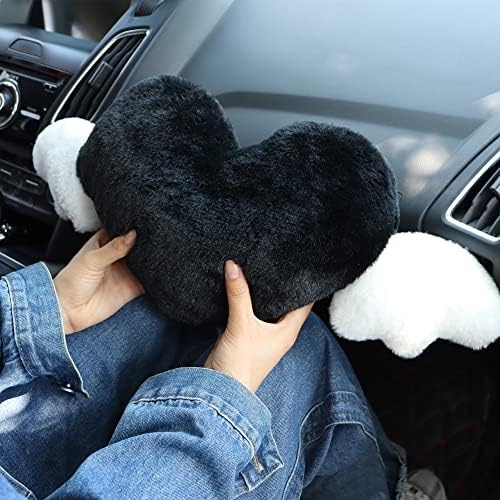 2 Pack Heart Shaped Cute Car Headrest Pillow - Image 6