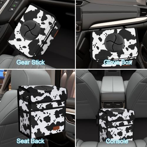 Femuar Leak Proof Car Trash Can - Image 4