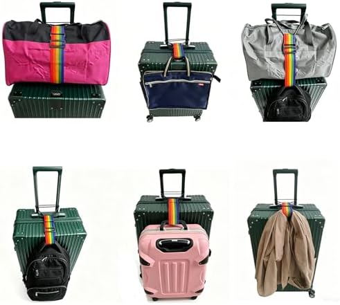 Luggage Straps for Suitcases, Luggage Connector Belt Strap Pink - Image 5