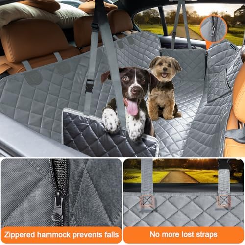 URPOWER XL Dog Seat Cover for Full-Size Trucks, 100% Waterproof Hammock - Image 2