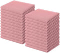 Homaxy 100% Cotton Waffle Weave Kitchen Dish Cloths 24-Pack, Dried Rose by Homaxy