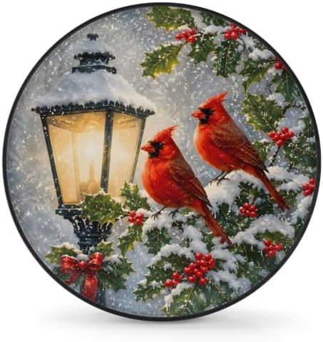 Christmas Spare Tire Cover Waterproof Dust-Proof Spare Wheel Covers by Unknown
