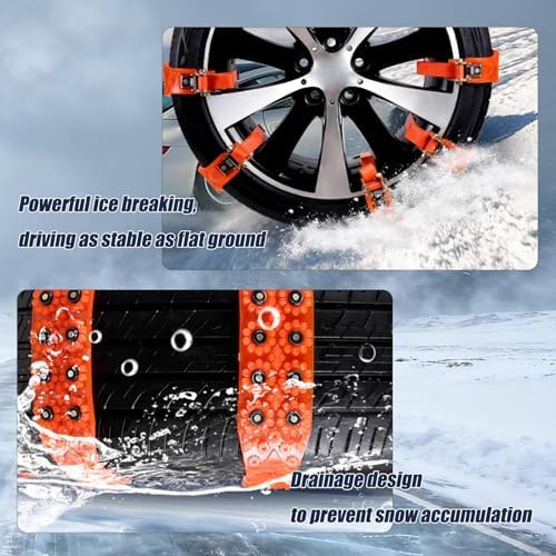 Snow Tire Chains for Fiat 124 Spider Classica Convertible 2017-2020, Traction - Image 6