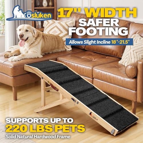Dog Ramp for Couch, Dog Ramps for Bed, High Traction - Image 2