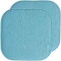 Sweet Home Collection Chair Cushion Memory Foam Pads Honeycomb Pattern Slip Non by SweetHomeCollection