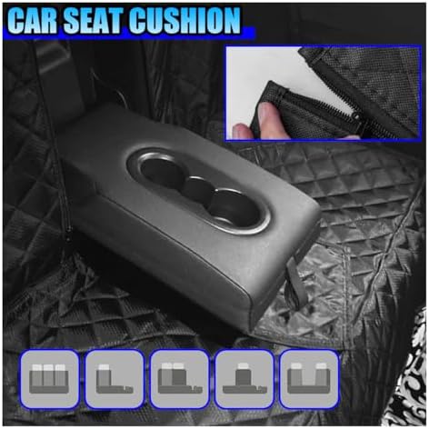 Waterproof Dog Car Seat Cover, Non-Slip Scratchproof Pet Car Back Seat Protector - Image 5