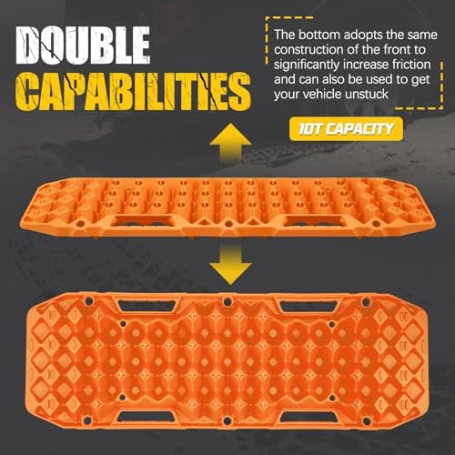 BUNKER INDUST Off Road Traction Boards, Pair Recovery Tracks Traction Mat - Image 4