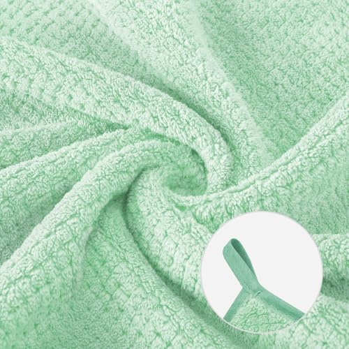 MaopaoBeauty 6 Pack Washcloth Set, Waffle Washcloth Towels Set, Microfiber - Image 4