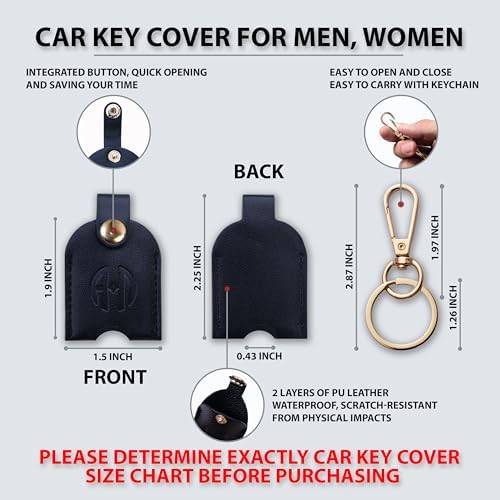 Leather Key Sleeve for Broken Car Key Loop Replacement - Image 2