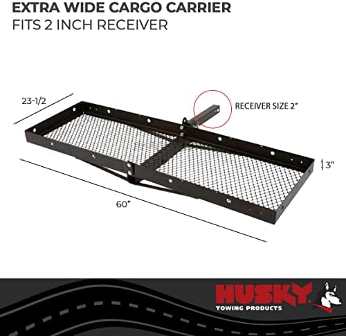HUSKY TOWING Liners 81148 Extra Wide Steel Cargo Carrier - 500 lb. Capacity - Image 2