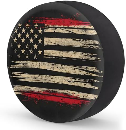 Flag Spare Tire Cover 16in Spare Wheel Covers Tire Storage Cover - Image 2