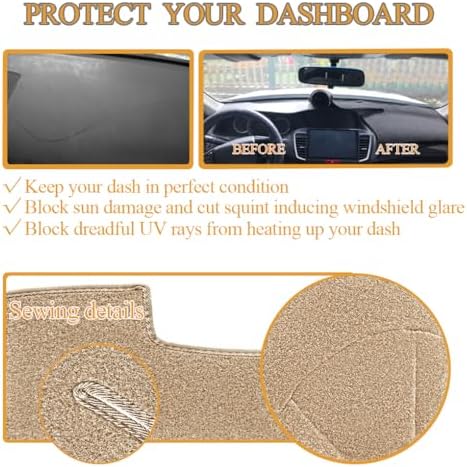 Yiz Dash Cover Mat for 1992-94 GMC Yukon/Chevy Blazer Suburban Y25 - Image 5