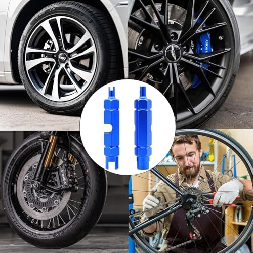 NEWHOOK 2 Pack Presta Valve Core Removal Tool Multi-Functional Bicycle Tire - Image 7