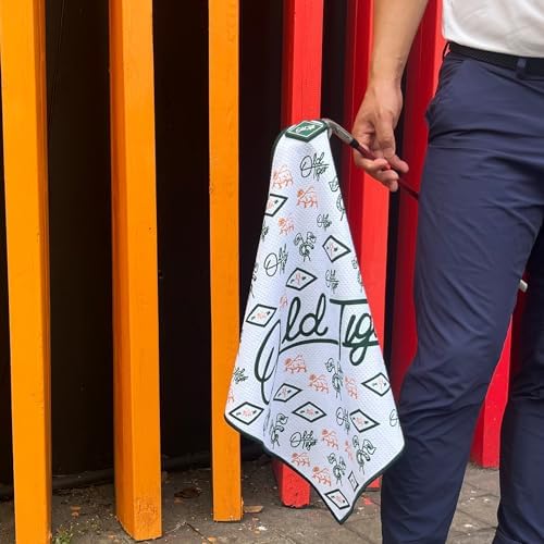 PINKTEE 16x24 Magnetic Golf Towel, Waffle Microfiber Cleaning Towel - Image 5