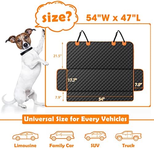 MIXJOY Dog Car Seat Cover, Back Seat Cover - Image 2