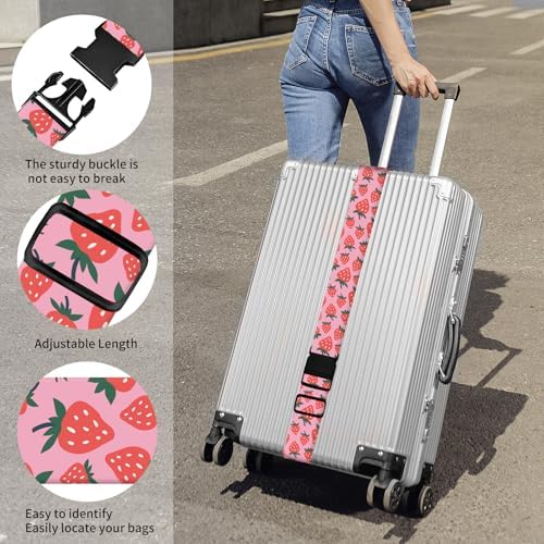 Luggage Straps for Suitcases, Heavy Duty Travel Belt - Image 2