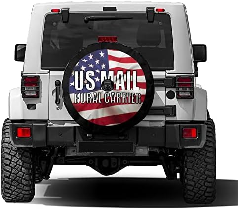US Mail Rural Carrier Spare Tire Cover by Foruidea