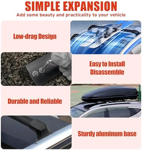 Roof Rack Cross Bars for 2023-2026 Honda CRV 396lbs Roof Rails Crossbars - Image 6