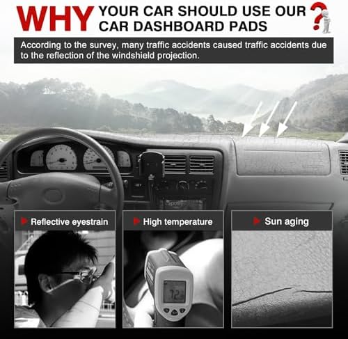 Autorder Gray Dashboard Cover Mat - Image 2